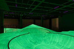 OooOoO Skatepark by Koo Jeong A: Triennale Milano is glowing-in-the-dark