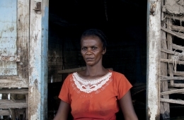 Haiti - Climate Change - Portrait of a hurricane victim