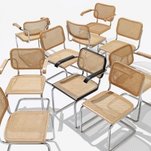 Knoll - Launch of the famous Chesca Chair by Marcel Breuer from the Bauhaus era