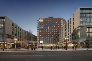 Rutgers University Sojourner Truth Apartments at the Yard designed by Elkus Manfredi Architects