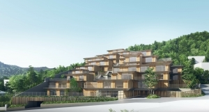 Architect Kengo Kuma Designed Luxury Residence "Prostyle Sapporo Miyanomori" Now Open For Entry