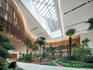 Nanbo Bay Reception Center designed by Sunson Design Studio has an Urban Forest Garden
