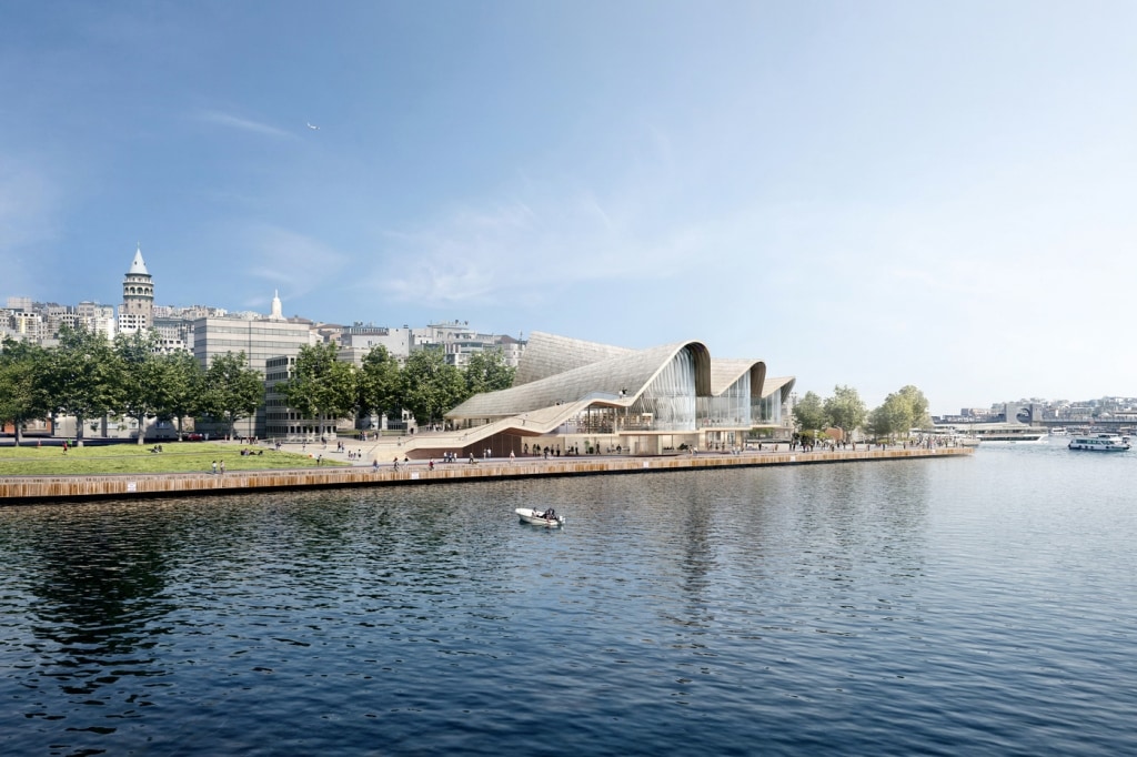 The Turkish “Flying Carpet” of Golden Horn Library designed by Alper ...