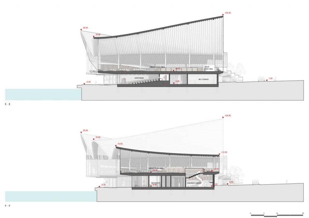 The Turkish “Flying Carpet” of Golden Horn Library designed by Alper ...