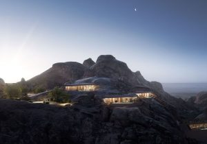 サウジアラビアの魅惑のマウンテンリゾート「Desert Rock」のデザインが公開