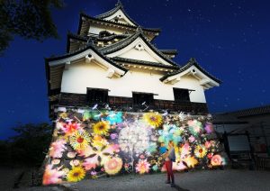 Naked "DANDELION PROJECT" will be held for a limited time at the stone wall of Hikone Castle