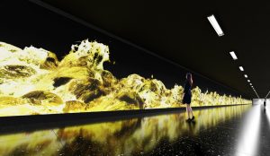 TeamLab Installs a Massive Digital Artwork in Shanghai's Metro Station