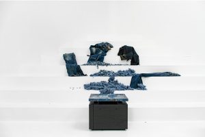 Denim Upcycled Furniture Reduces Environmental Impact Caused by Fashion Business