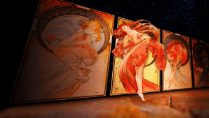 「iMUCHA IMMERSIVE EXHIBITION」 a moving Mucha exhibition
