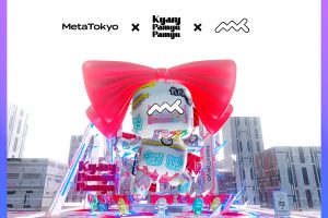A giant "Kyary Pamyu Pamyu model 'Metaani'" appears in the MetaTokyo cultural city in the Metaverse