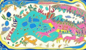 三菱地所 × 高松空港 ワークショップ「みんなで描こう!『かがわ・わくわくため池』」が開催
