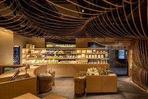 Well-established Tea House Shugetsudo's Tsukiji Main Store Re-opens With Symbolic Bamboo Design by Kengo Kuma