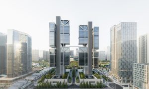 Foster+Partner Designed Twin Tower "DJI SKY City" Joins Shenzhen's Skyline