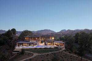 Arroyo Oak House in the Sierra Pelona Mountains Designed by ANX