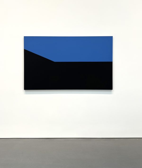 Carmen Herrera, Blue Monday, 1972, Acrylic on Canvas; Lisson Gallery, Los Angeles