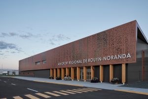 A New Air Terminal for the Rouyn-Noranda Airport in Canada