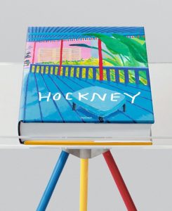 Exhibition and sale of photographic works and related books by British artist David Hockney at Ginza Tsutaya
