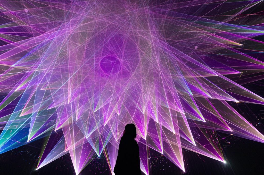 Team Lab Giant light sculpture space unveiled at Team Lab Supernature ...
