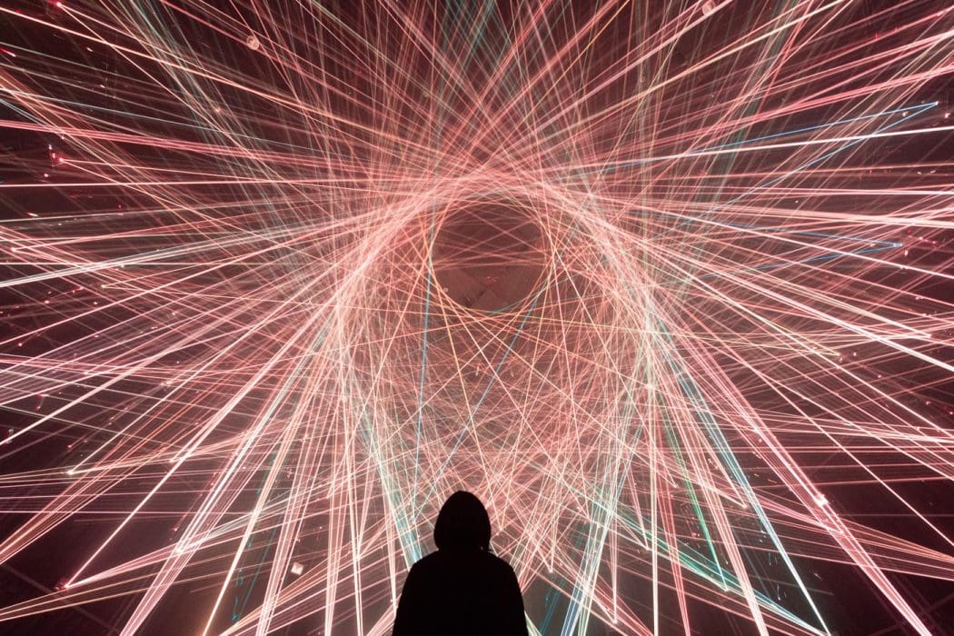 Team Lab Giant light sculpture space unveiled at Team Lab Supernature ...