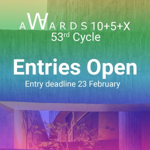 第53回 WAアワード 10+5+X エントリー開始