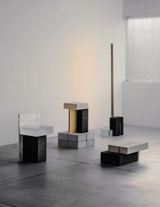 So Koizumi Unveils "As," a Collection of Asphalt Furniture, at ALCOVA MILANO
