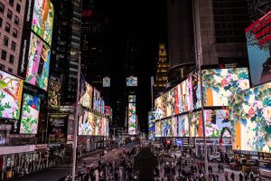 Tomokazu Matsuyama Begins Screening His Latest Video Work "Morning Again" in NY Times Square