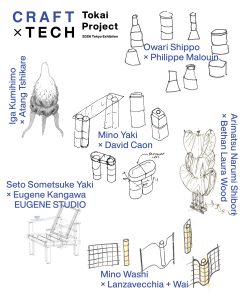 The ‘Craft x Tech Tokai Project 2026 Tokyo Exhibition’, a collaboration between six production areas across the three prefectures of the Tokai region and international creators, is being held at Kudan House